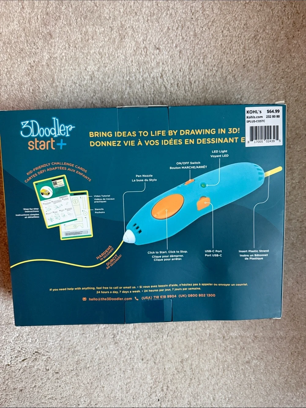 3Doodler Start+ Kids Complete 3D Pen Set